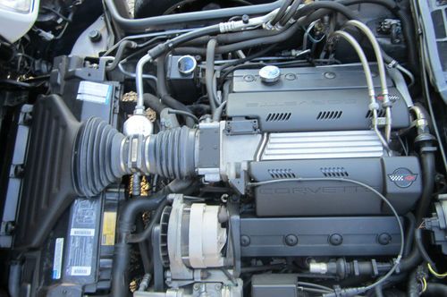 1994 Corvette Convertible LT1 5.7 White w/Red Leather Black Roof, US $14,500.00, image 13