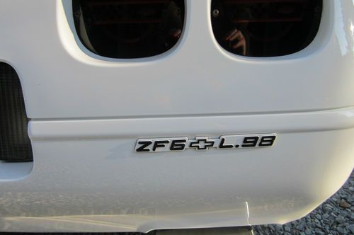 1994 Corvette Convertible LT1 5.7 White w/Red Leather Black Roof, US $14,500.00, image 15