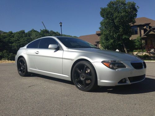 2004 bmw 645 ci coupe 6 speed manual - 20 inch lorenzo's - 4.4 v8