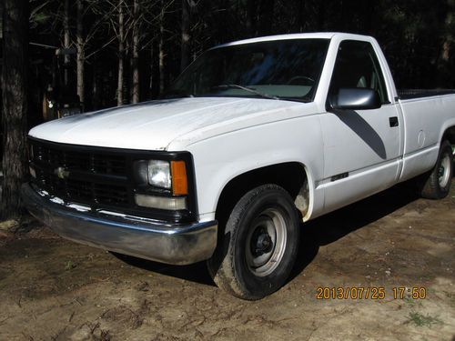 1995 chevrolet c1500 wt standard cab pickup 2-door 6.5l