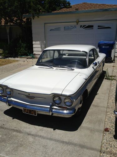 1960 corvair 700 - classic, white/blue, restored, ready to drive
