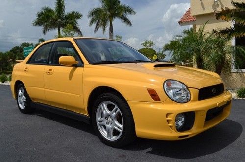 Florida impreza awd wrx turbo charged sonic yellow 73k auto rare just serviced
