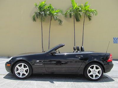 Supercharged slk 230 kompressor convertible roadster limited edition sport