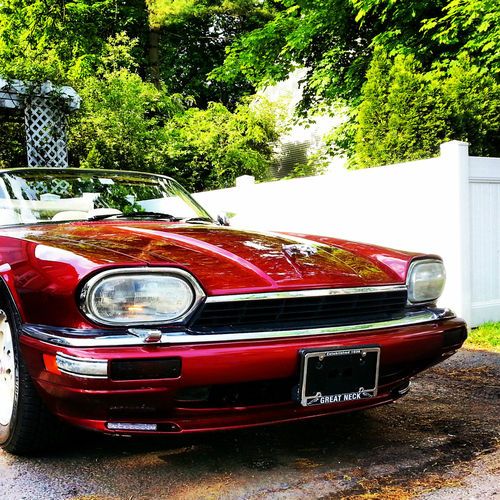 1995 jaguar xjs 2+2 used 4l i6 24v convertible one owner 89k miles red