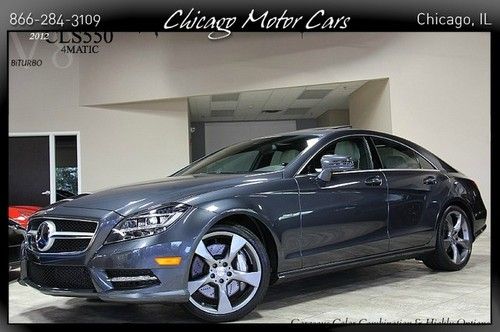 2012 mercedes benz cls550 4matic 8900 miles msrp$88k+ hard loaded launch edition