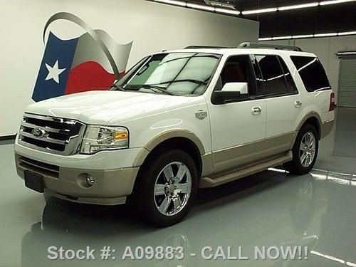 2009 ford expedition king ranch sunroof nav dvd 78k mi texas direct auto
