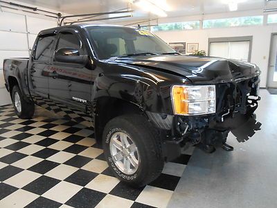 2011 gmc sierra crew cab z71 4x4 37k no reserve salvage rebuildable silverado