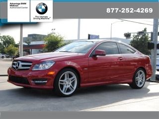 2012 mercedes-benz c-class 2dr cpe c250 rwd