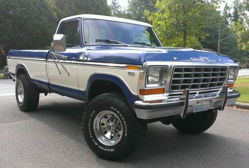1978 ford f250 4x4 ranger lariat 111,000 miles original sales reciept
