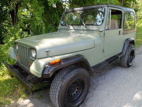 1989 jeep wrangler base sport utility 2-door 4.2l