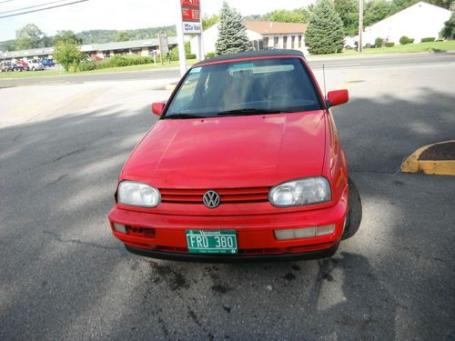 95 volkswagon cabrio convertible no reserve