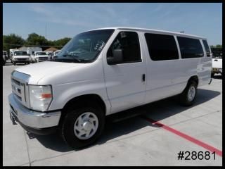 Econoline e350 extended 15 person seating wagon passenger van we finance!