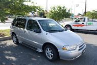 2001 nissan quest gleminivan  silver leather no reserve