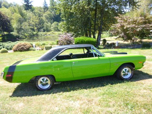 1972 dodge dart swinger - mopar's sassy green giant slayer