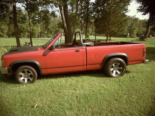 1989 dodge dakota convertible rare factory limited edition conv top