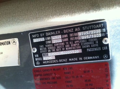 Mercedes- Benz 300 CD 1983, image 6