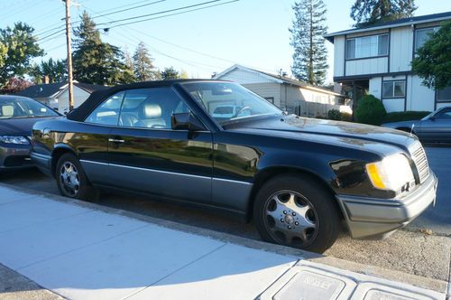 Mercedes benz 1995 black 300ce 3.2liter cabriolet