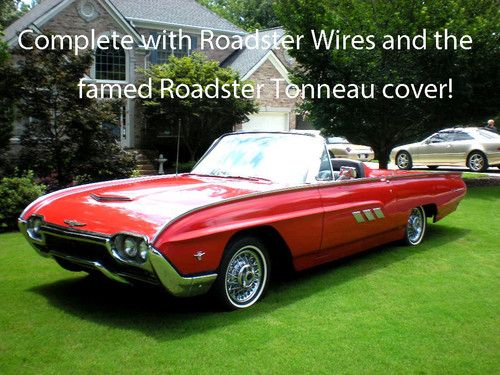 1963 ford thunderbird tbird convertible w/ sport roadster accessories no reserve