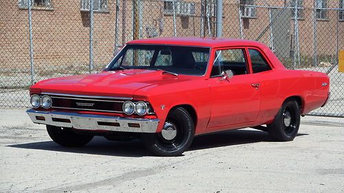 1966 chevelle 300 deluxe sedan vin 13111 frame off restored 454 with 4 speed