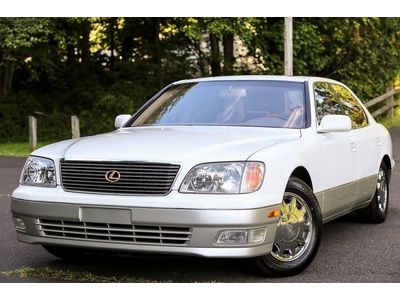 2000 lexus ls400 1 owner florida car super low 12k miles dealer serviced carfax