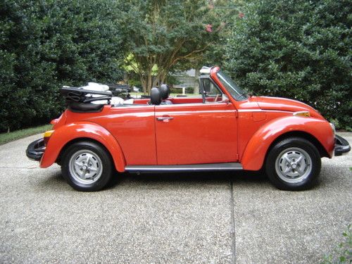 1979 volkswagen beetle base convertible 2-door 1.6l