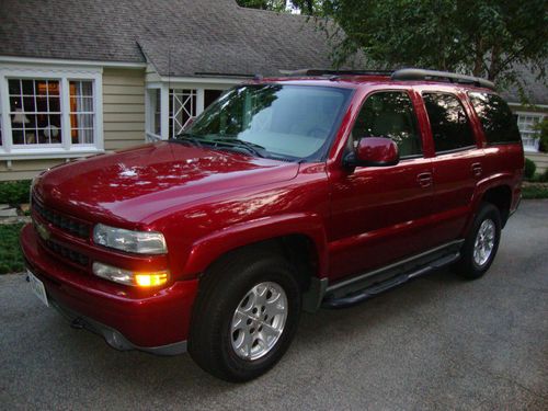 2004 tahoe z-71 4x4,low miles "pampered", serviced,dark red