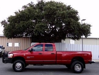 2006 red slt dually 5.9l i6 4x4 cummins diesel drw lone star nitto we finance!