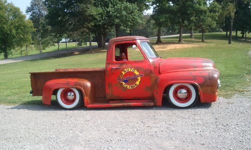 1955 ford f100 unique must see rat rod