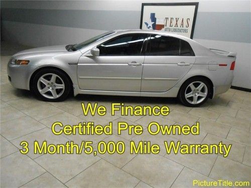 06 acura tl gps navi sunroof leather heated seats warranty finance