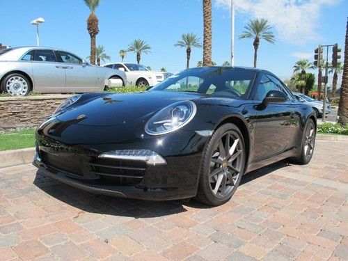 2013 911 carrera coupe 991 black pdk 20 pwr seats bose sport chrono pdls premium