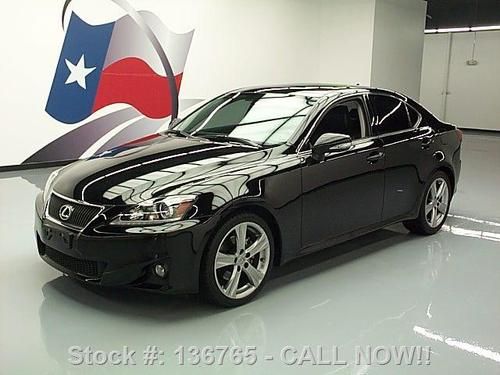 2011 lexus is250 climate seats sunroof nav rear cam 45k texas direct auto