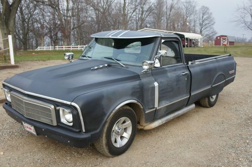 1968 chevrolet 1/2 ton pick up rat rod custom wing doors