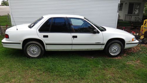 1993 chevy lumina 4 door white with burgundy interior