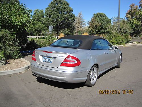 2005 CLK 55 AMG Convertible Silver with Charcoal trim, US $19,500.00, image 3