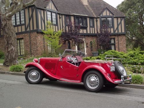 1952 mg td roadster rebuilt engine and 5 speed t9 gearbox
