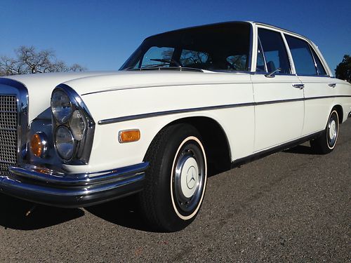 1971 mercedes 280 sel 6 cylinder only 53k miles selling at no reserve!!!