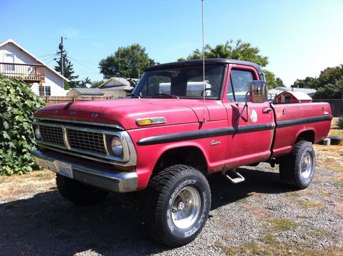 1972 ford f100 4x4 highboy short box run's &amp; drives amazing worldwide no reserve