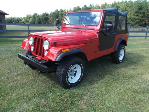 Jeep cj-7 ~one owner ~low miles~rare find !!