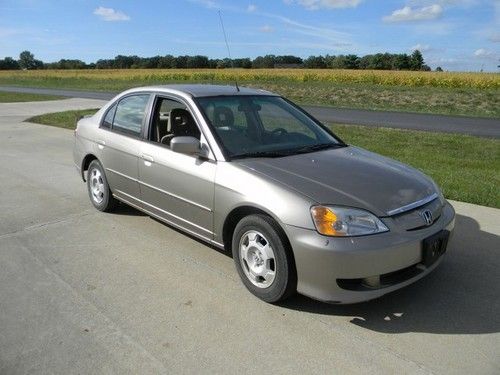 Honda civic lx sedan hybrid honda dealer serviced 1-owner