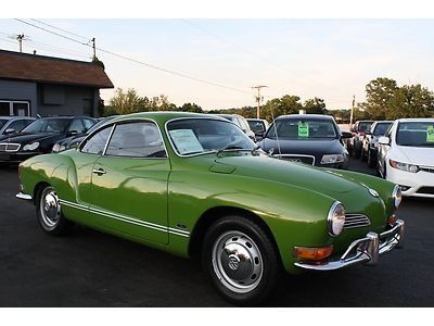 1971 volkswagen karmann ghia autostick rare solid car runs and drives great