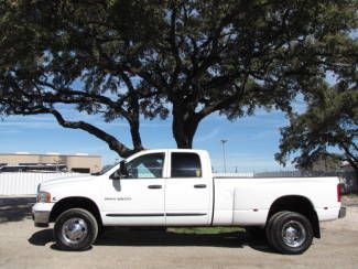 Slt quad leather pwr opts cd 5.9l cummins diesel dually 4x4