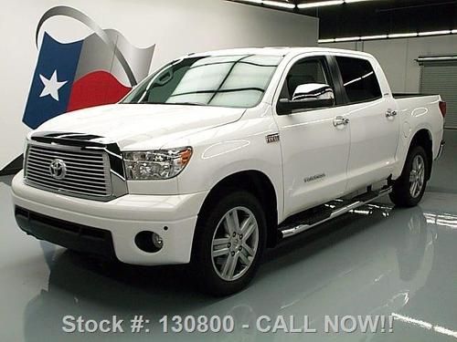 2012 toyota tundra limited crewmax sunroof nav 20's 11k texas direct auto