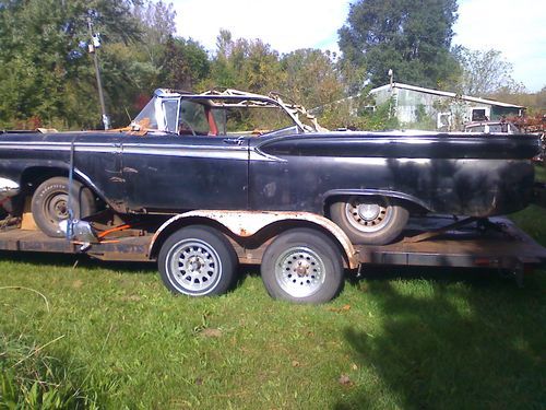 1959 ford galaxy convertible-barn find