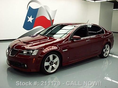 2009 pontiac g8 gt premium sport heated leather 47k mi texas direct auto