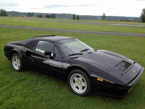 1987 Ferrari 328 GTS - black/black, image 4