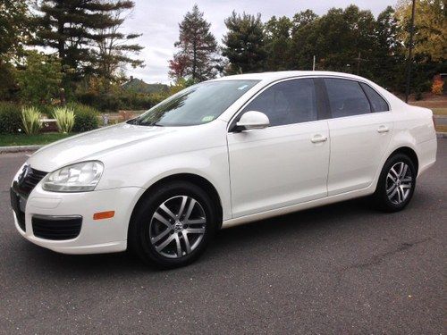 2006 volkswagen jetta tdi turbo diesel 1.9 5 speed sharp white no reserve