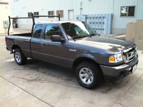 Ford ranger 2010 super cab 2 dr 4 cyl with rack and bed liner