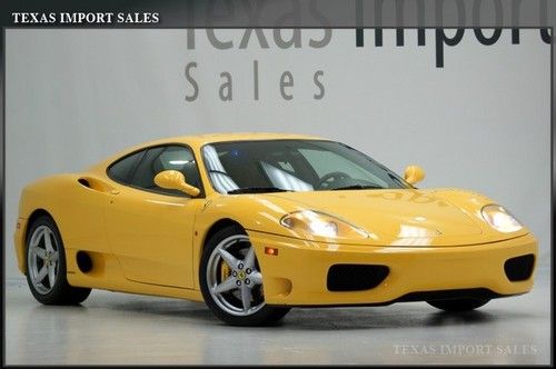 2003 modena 360 f1 coupe 13k miles,daytonas,challenge grilles,we finance