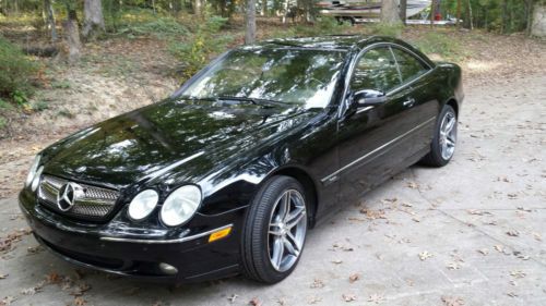 2002 mercedes benz cl600 v12 amg wheels black on black nice car!