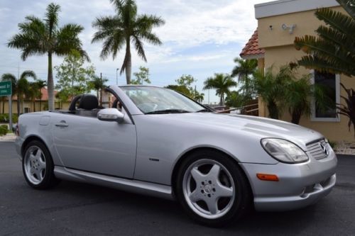 Slk florida convertible sport amg supercharged carfax cert heated power seats